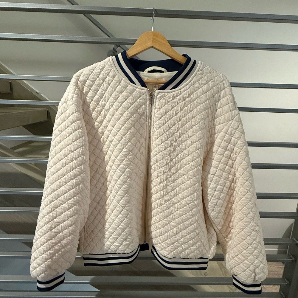 Porridge Viv Quilted Bomber Jacket from Anthropologie - Womens L
